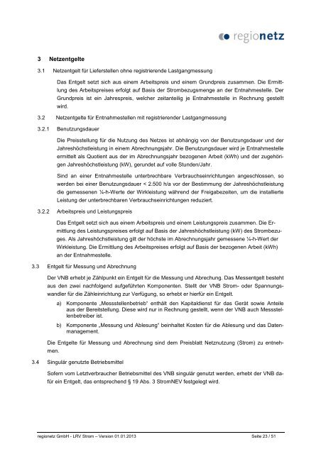 Lieferanten-Rahmenvertrag - regionetz GmbH
