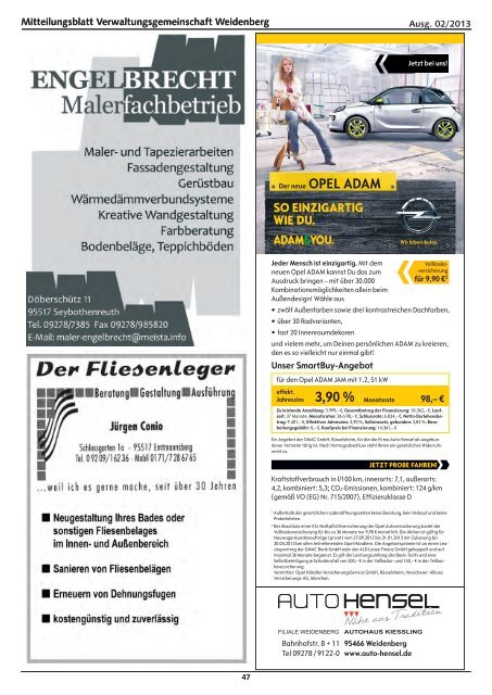 Ausgabe 02/2013 - Weidenberg