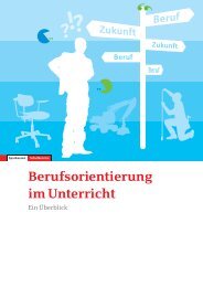 (PDF): Berufsorientierung im Unterricht - Sparkassen-SchulService