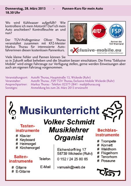 Frauen-März 2013 - (Ruhr)!