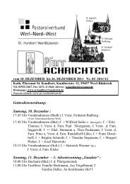 Ausgabe 10.12.11-26.12.11 - St.Kunibert Büderich