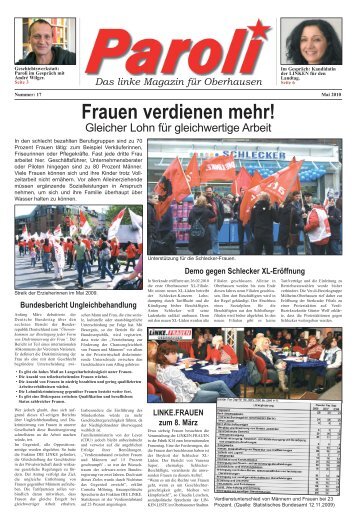 18 Mai 10 - Paroli - Verein für politische Kultur eV