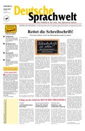 PDF 45 - Deutsche Sprachwelt