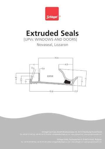 Extruded Seals UPVc window and Doors