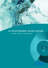 Archimedean screw pumps - Cee-Environmental