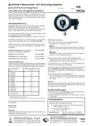 Datenblatt 1390 - ARMATURENBAU GmbH und MANOTHERM ...