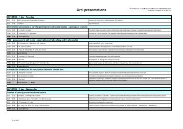 Oral presentations (PDF, 15 KB) - BGR