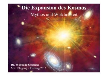 Die Expansion des Universums