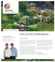 Newsletter Herbst 2011 - Schleitzer baut Gärten