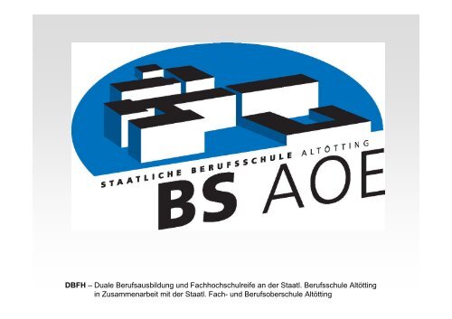 DBFH – Duale Berufsausbildung und Fachhochschulreife an der ...