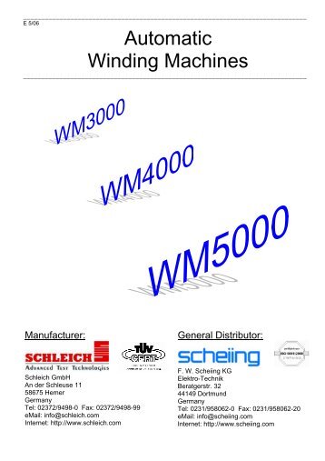 Automatic Winding Machines 05/06