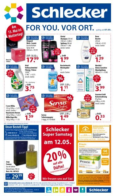 am 12.05. 29.99 - Schlecker