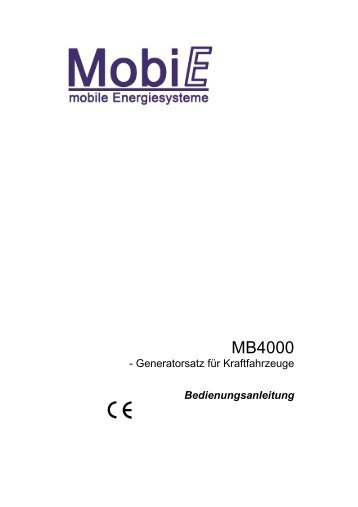 MB4000 - Mobie.de - Mobile Energiesysteme