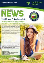 Neuer Gratis-Service für Sie - Mobilcom-Debitel