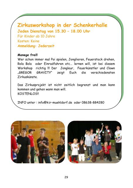 Jahresprogramm 2013 - Kreisjugendring Mühldorf