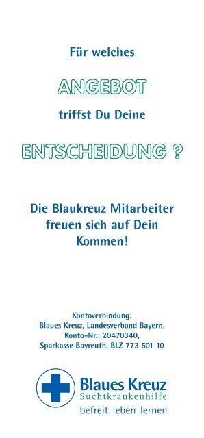 Jahreslosung für 2013 - Blaues Kreuz Deutschland
