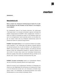 Download Pressemitteilung (PDF) - Merten