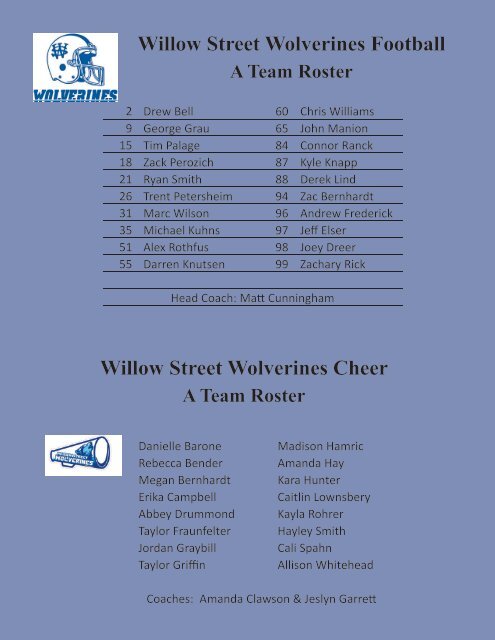 Team Roster