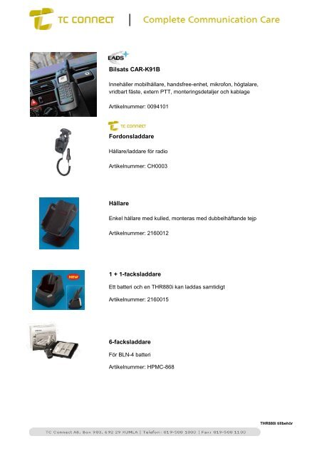 Produktkatalog RAKEL - TC Connect