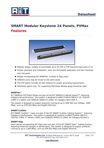 SMART-Modular-Keystone-24-Panel_PVMax - RiT Technologies Ltd.