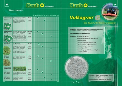 Organisch-mineralische Spezialdünger Organische ... - Hack Dünger