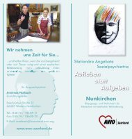 Flyer Wohnheim Nunkirchen zum Download