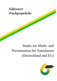 Studie zur Markt- und Preissituation bei Naturfasern - nova-Institut ...