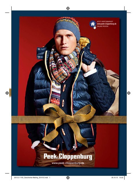 2012-2-1103 Geschenke-Mailing 251012 - Peek & Cloppenburg
