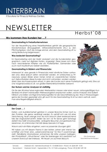 Download Newsletter - Interbrain AG