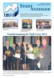 Leunaer Stadtanzeiger - Ausgabe 07/11 - Stadt Leuna