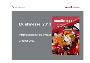 Musikmesse 2013 - Messe Frankfurt