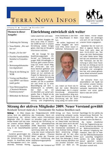 Ausgabe 1 - terra nova eV