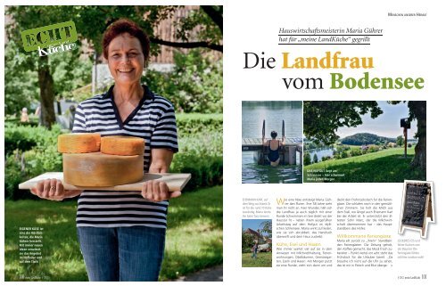 Hauswirtschaftsmeisterin Maria Gührer hat für „meine LandKüche ...