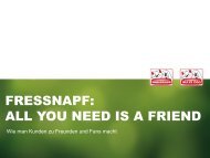 fressnapf: all you need is a friend - Marketing Club Nürnberg
