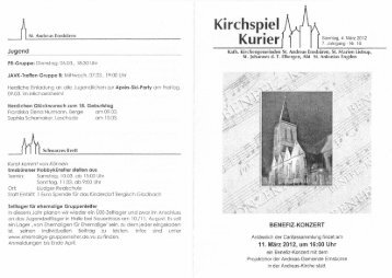 Kirchspiel Kurier - Bienenjahr.de