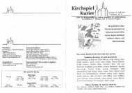 Kirchspiel Kurier - Bienenjahr.de