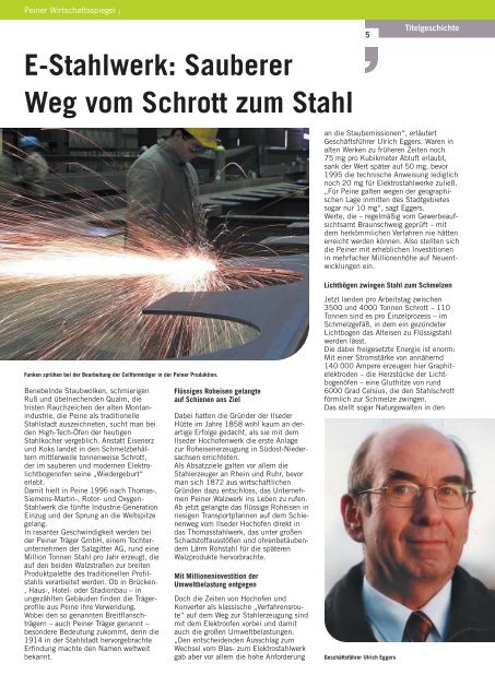 Peiner Wirtschaftsspiegel rtschaftsspiegel Wi - Wirtschafts- und ...