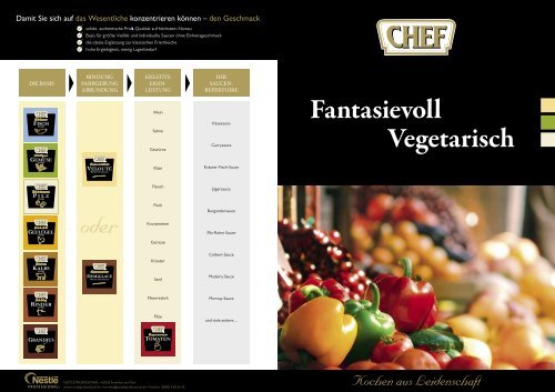 Fantasievoll Vegetarisch - Nestlé Professional