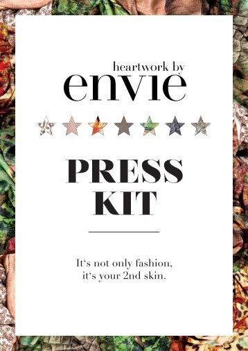 It's not only fashion, it's your 2nd skin. - enVie heartwork