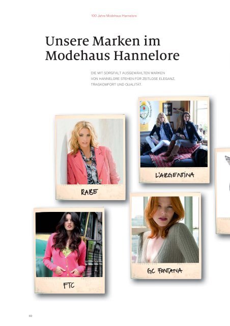 Zeitlose Mode seit einem Jahrhundert - Modehaus Hannelore