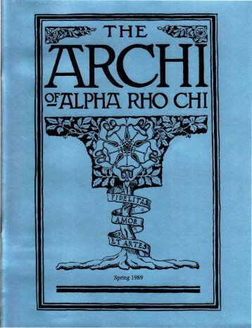 The Archi - Alpha Rho Chi