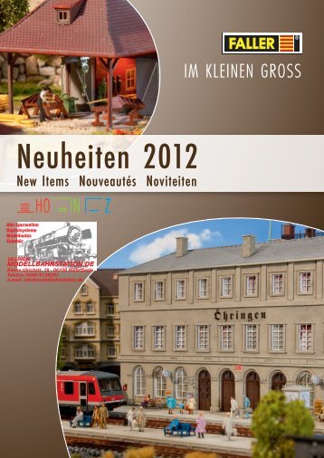 Faller Neuheiten 2012 - Modellbahnstation