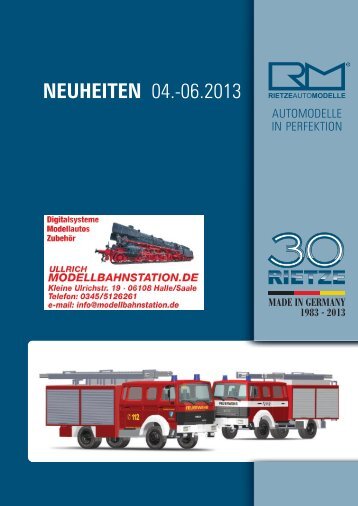 Rietze Neuheiten 2013 - JR Line