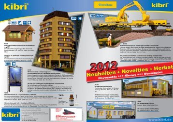 kibri Neuheiten Herbst 2012 - Viessmann Modellspielwaren GmbH