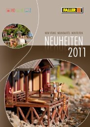 Faller Neuheiten 2011 - Modellbahnstation