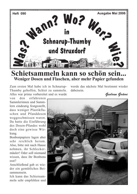 Mai 2006 - Wann? Wo? Wer? Wie? in Schnarup-Thumby