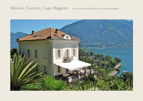 Minusio / Locarno / Lago Maggiore La Baronada Landmark Property ...