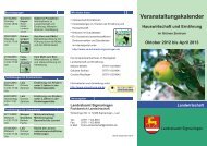 Veranstaltungskalender - Landkreis Sigmaringen
