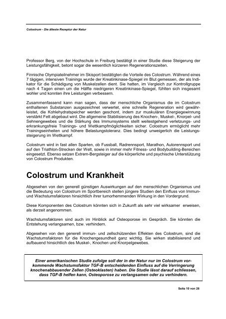 Colostrum - InfoVit