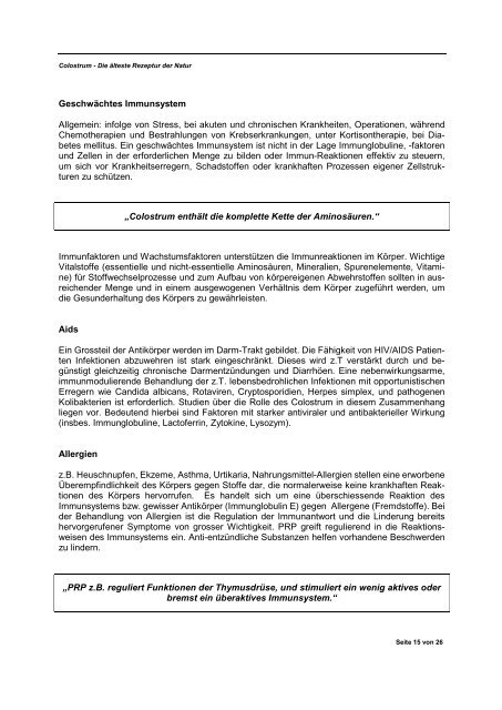 Colostrum - InfoVit